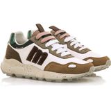 Mustang - 60885 - Klimschoenen - Wit - Plat - Veters - Casual