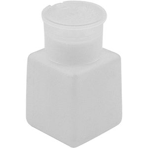 2 Stuks 100ml Antistatische Alcohol Dispenser Flessen - Afsluitbaar Vierkant Plastic voor Cleanrooms