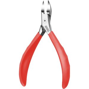 AdroitGoods Professionele Precisie Nageltang voor Ingegroeide en Dikke Nagels - extra scherp, gebogen snijpunten - Rood