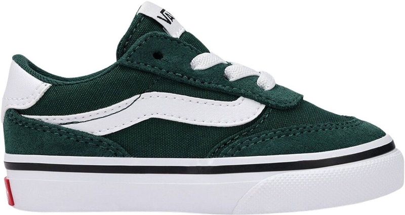 Vans Brooklyn LS Slip-On Sneaker, Emerald, 1.5 UK Kind, Emerald, 1.5 UK Child