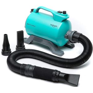 Professionele hondenföhn met verwarming - Droger voor huisdieren - Vachtverzorging met traploze instellingen 5.0 pk Hondenföhn