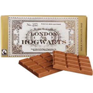 Jelly Belly Harry Potter Chocolade Hogwarts Express Ticket Bruin