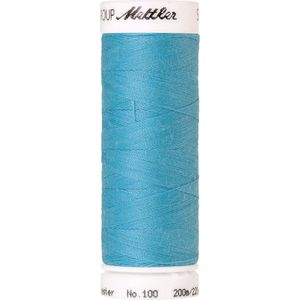 Mettler/Amann universeel naaigaren, 200m. polyester, 0409 turquoise/aqua blauw