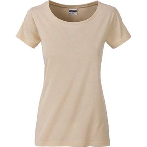James and Nicholson Dames/dames Basic Organic Katoenen T-Shirt (Steen)