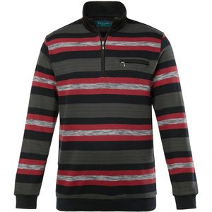 Boston Park Boston Park - Heren - Boston Park troyer ritskraag borstzak tot 68/70 - Zwart - Maat 52+