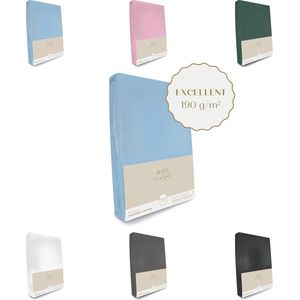 Sleep in Style - Excellent Jersey - Hoeslaken - Lichtblauw - Junior Matras 70x160 tot 70x180 cm
