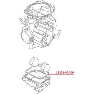 origineel carburateuronderdeel voor suzuki 200 sp motor 1986-1988 13251-42a00 nieuw
