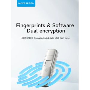 Movespeed USB 3.2 Pendrive - 512GB - Metaal - Veilig en Snel