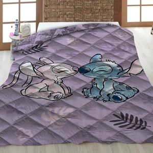 Disney - Lilo & Stitch - Sprei - Paars - 140 x 200 cm - Polyester