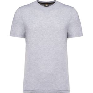 T-shirt Heren XXL WK. Designed To Work Ronde hals Korte mouw Oxford Grey 65% Polyester, 35% Katoen