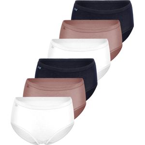 sloggi Dames midi slip 6 pack Basic+