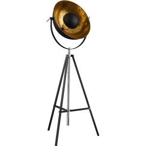 Globo Regina Vloerlamp - Industrieel Zwart - 2 jaar garantie
