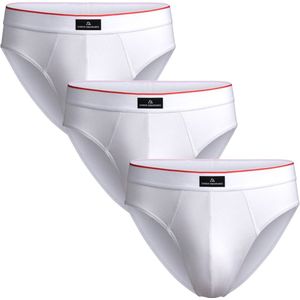 DANISH ENDURANCE - Katoenen Slips - Wit - 3 pack - Klassiek Ondergoed