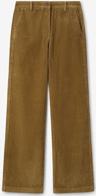 Sissy-Boy - Donkergroen - Corduroy Broek - Straight Leg