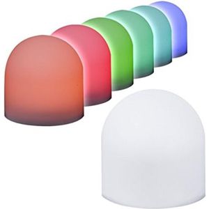 Content - Set van 6 LED Lampen met Kleurverandering - 38 cm x 37 cm - Inclusief Knoopcelbatterijen - Lichtgevende Tafeldecoratie voor Tuinfeesten, Koffietafels & Meer - Kleurrijke Mini Lampen voor Feesten en Kinderverjaardagen .