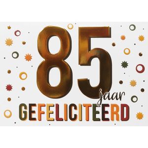 Kaart - Daisy - 85 jaar gefeliciteerd - DSY035