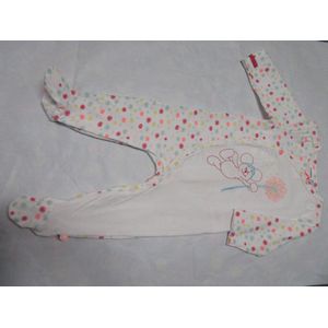 pyjama noukie's 9 maand 74 , in katoen met bloempjes