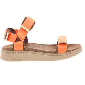 Woden Line Sandalen geel Textiel - Dames - Maat 41