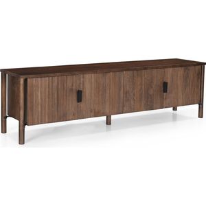 Livingfurn - TV Meubel Beaunan - 210x56x43 cm - Mangohout