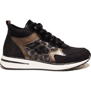 Remonte -Dames - zwart - sneakers - maat 39