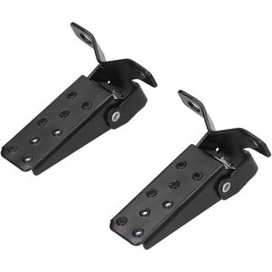 Motorfiets voetsteunen - 1 paar inklapbare voetsteunen met accessoires voor retro motorfiets ATV