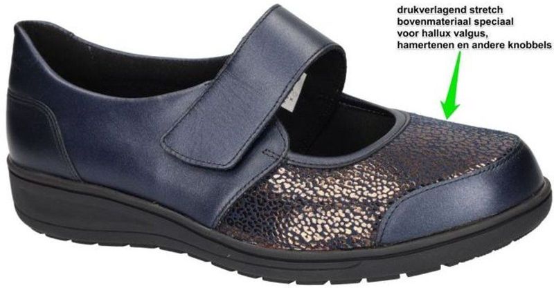 Solidus - 29503 Kate - Bandschoenen - Hilton/Leo Flex Nightblue/Ocea