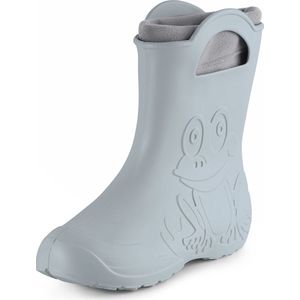 Ladeheid LA-CA-FrogWoWinter Dames Regenlaarzen - Rubber - met Binnenschoen - EVA - Wasbare Binnenschoen - Grijs - 38/39