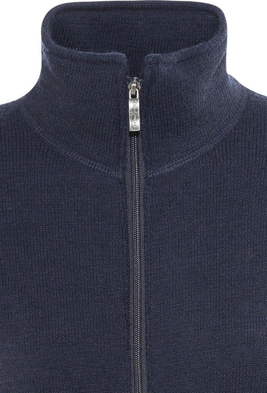 Woolpower Full Zip Jacket 600 Wollen vest (blauw/grijs)