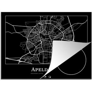 Inductie beschermer - Inductie Mat - Kookplaat beschermer - Stadskaart - Plattegrond - Apeldoorn - Kaart - Inductie beschermer - Inductie Mat - Kookplaat Beschermer - 65x52 cm - Afdekplaat inductie - Inductiebeschermer