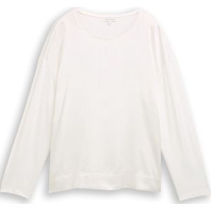 TOM TAILOR - Shirt - Wit - Lange Mouwen