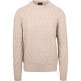 State of Art Trui beige (Maat: S) - Effen - Halslijn: Ronde hals,