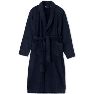 Kayori Fanshi Badjas - Unisex - Biologisch Katoen - Donkerblauw - S - Lang