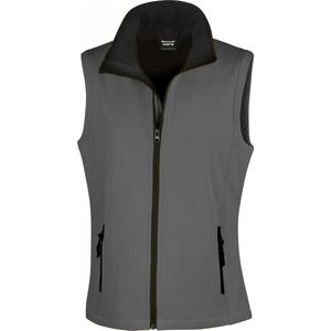 Bodywarmer Dames M Result Mouwloos Charcoal / Black 100% Polyester
