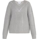 usha - Strickpullover - V-Ausschnitt - Grof Gebreid