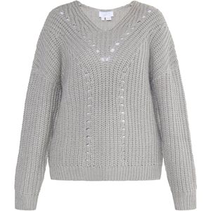 usha - Strickpullover - V-Ausschnitt - Grof Gebreid