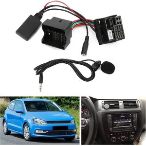 Mmgoqqt - 12-pins Bluetooth AUX-IN stereo-audioadapter met microfoon - voor Peugeot 207 307 407 308