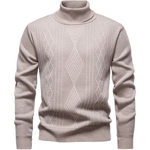 Truien - coltrui - heren truien, casual slim fit longsleeve truien voor de herfst en winter warme truien top