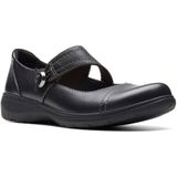 Clarks - Carleigh Jane - Oxford Schoen - Zwart - Leren