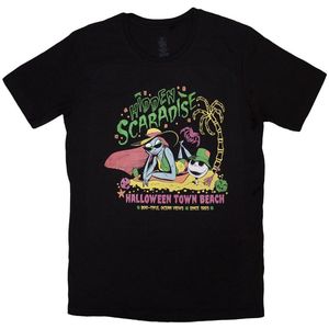 Disney The Nightmare Before Christmas - Hidden Scaradise Heren T-shirt - L - Zwart