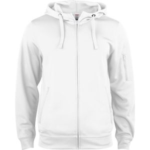 Clique Basic Active Hoody Full Zip 021014 - Wit - 3XL