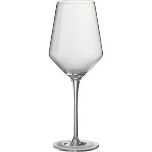 J-Line Leo drinkglas - witte wijn - glas - 6 stuks