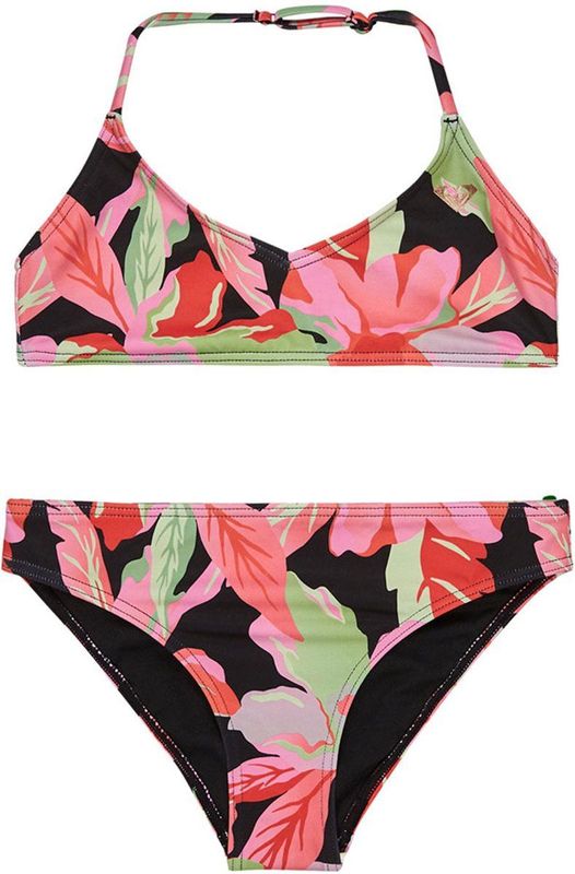 Roxy - Active Rg-Collectie - Tweedelige Zwemset - Zwart - Gerecycled Polyester