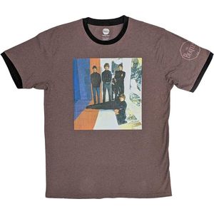The Beatles - Stripes Heren T-shirt - L - Rood
