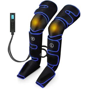 Grokos - Beenmassage - Massage - Professioneel Beenmassage - Voetmassage - Apparaat Bloedsomloop - Recovery Boots - Voet Massage - Vermoeide Benen - Shiatsu - Luchtcompressie - Bloedsomloop - Blauw