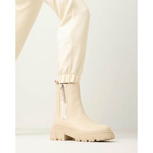 Mexx Bootie Keira - Dames - Off White - Maat 38 - Dames laarzen