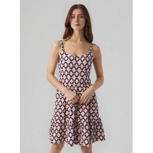 Zomerjurken dames- Korte Strandjurken Ibiza stijl | Zwart-Wit| Maat S/36