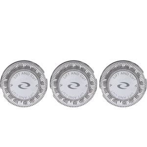 3 Stuks Elektrische Scheerapparaat Snijkoppen Vervangingsset voor Snellere en Veiliger Scheerervaring