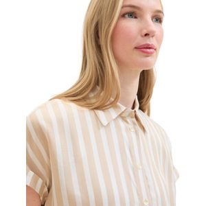 Tom Tailor Dames-Bloes--35211 beige off-Maat 40