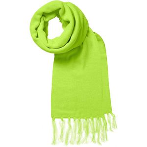 Apollo - Feest sjaals - Carnavals sjaal - fluor geel - one size - Sjaal heren - Sjaal dames - Sjaal carnaval - Sjaals - Gekleurde sjaal - Neon sjaal