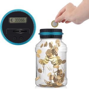 Digitale Spaarpot - Met muntenteller - Elektrische spaarpot - Transparant - Spaarpot voor jongens en meisjes - Geschikt voor Euromunten - Kan tot wel 800 munten vasthouden!